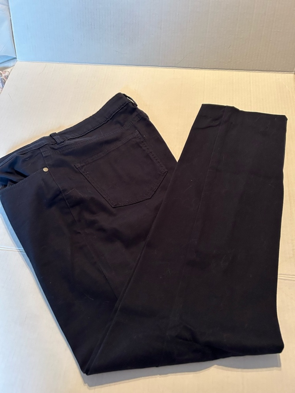 Navy blue Straight-Leg Pants